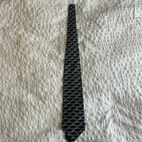 Vintage 100% silk Zegna tie - Picture 6 of 7